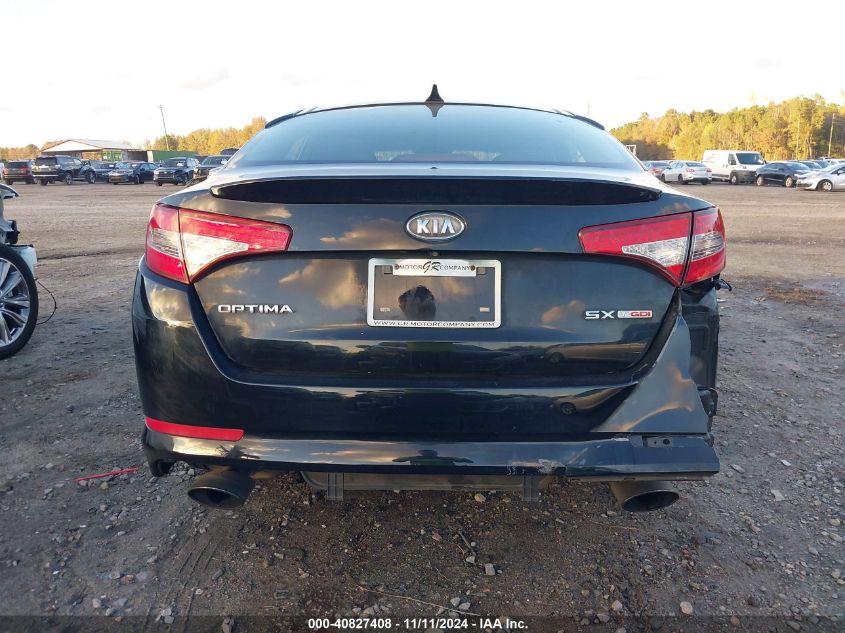 2012 Kia Optima Sx VIN: 5XXGR4A69CG002640 Lot: 40827408