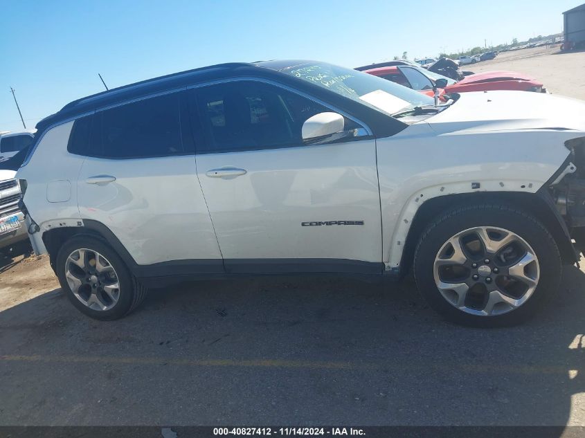 2019 Jeep Compass Limited Fwd VIN: 3C4NJCCB0KT748996 Lot: 40827412