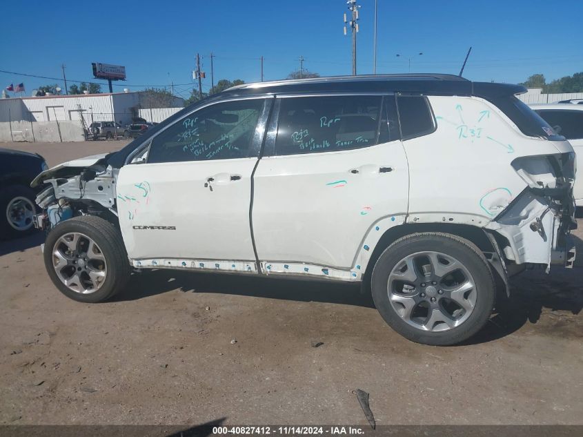 2019 Jeep Compass Limited Fwd VIN: 3C4NJCCB0KT748996 Lot: 40827412