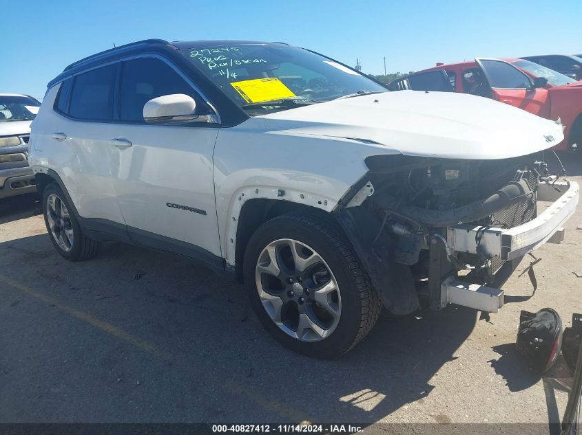 2019 Jeep Compass Limited Fwd VIN: 3C4NJCCB0KT748996 Lot: 40827412