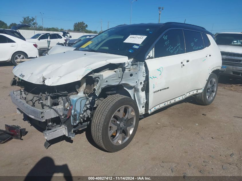 2019 Jeep Compass Limited Fwd VIN: 3C4NJCCB0KT748996 Lot: 40827412