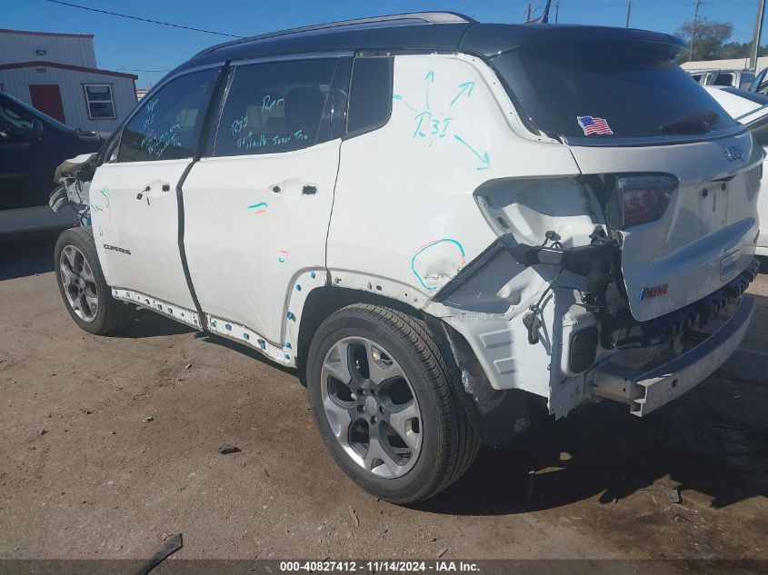 2019 Jeep Compass Limited Fwd VIN: 3C4NJCCB0KT748996 Lot: 40827412