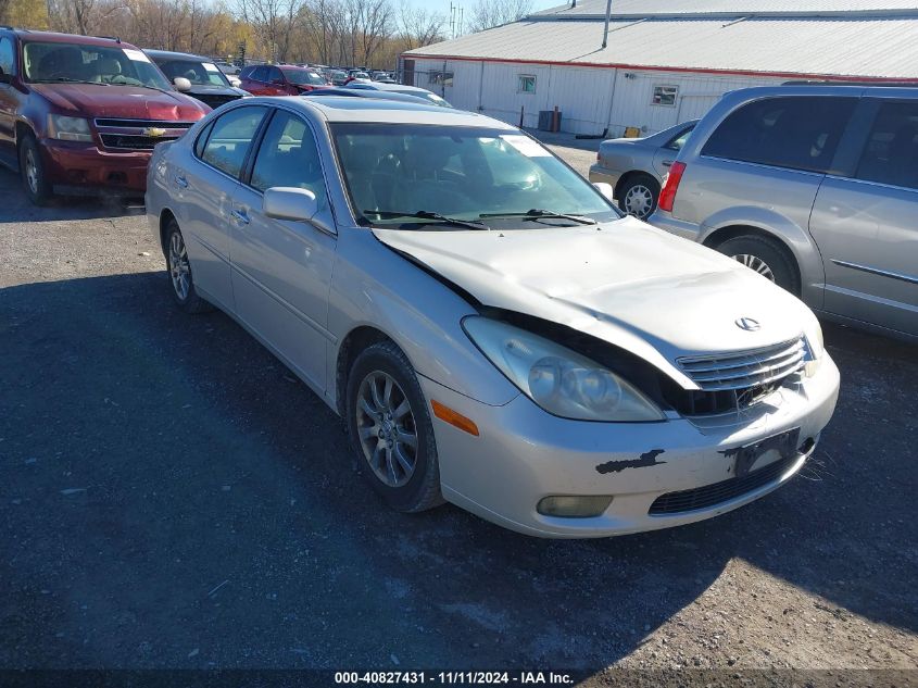 2004 Lexus Es 330 Base (A5) VIN: JTHBA30G045025282 Lot: 40827431