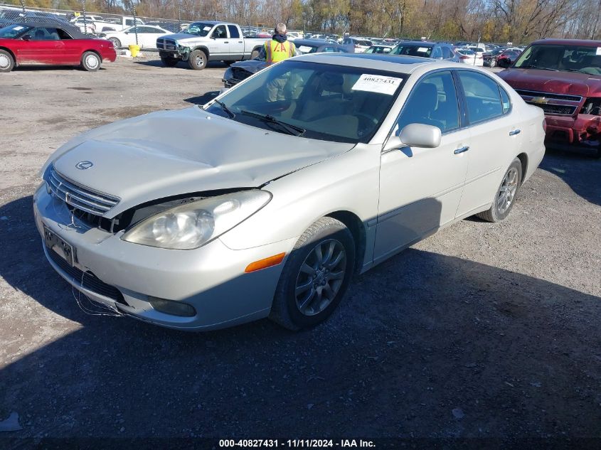 2004 Lexus Es 330 Base (A5) VIN: JTHBA30G045025282 Lot: 40827431