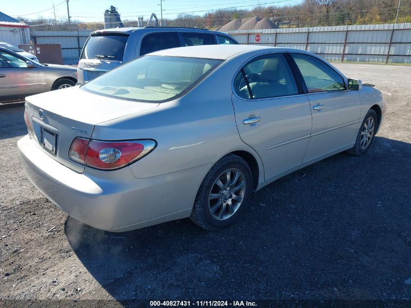 2004 Lexus Es 330 Base (A5) VIN: JTHBA30G045025282 Lot: 40827431