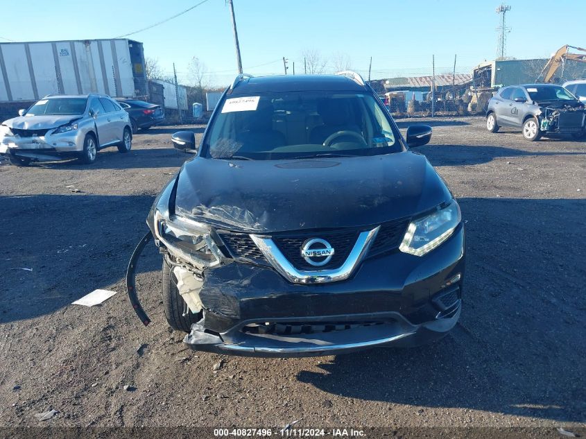 2014 Nissan Rogue Sv VIN: 5N1AT2MVXEC763075 Lot: 40827496