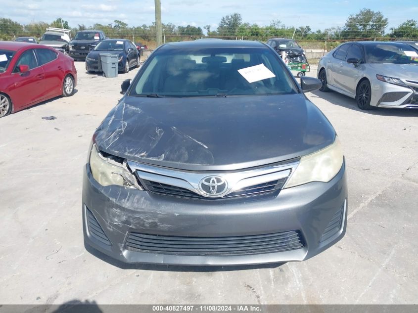 2012 Toyota Camry Le VIN: 4T1BF1FK3CU012500 Lot: 40827497