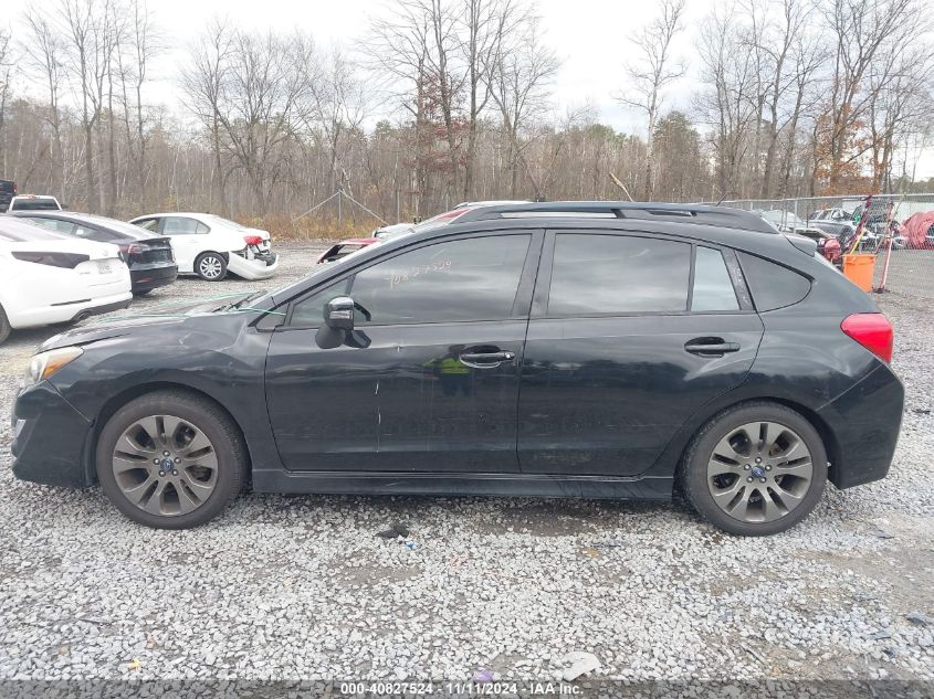 2015 Subaru Impreza 2.0I Sport Premium VIN: JF1GPAT65FG325233 Lot: 40827524