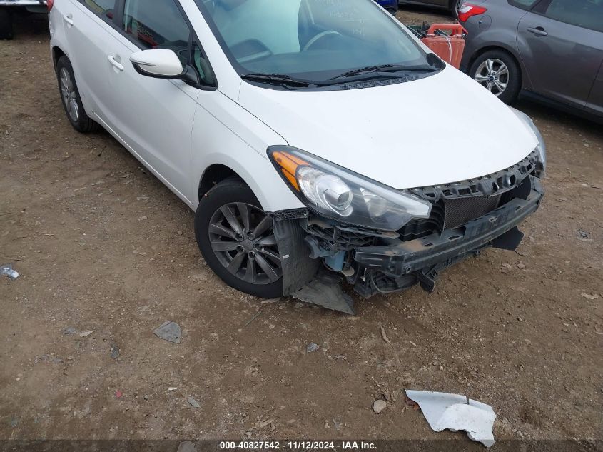 VIN KNAFX4A60E5250894 2014 KIA Forte, LX no.1