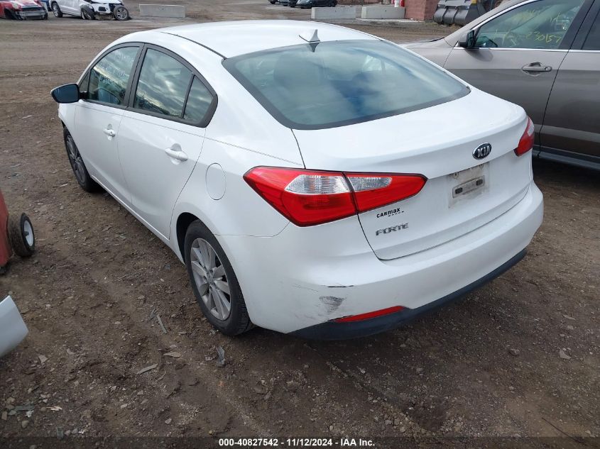 VIN KNAFX4A60E5250894 2014 KIA Forte, LX no.3