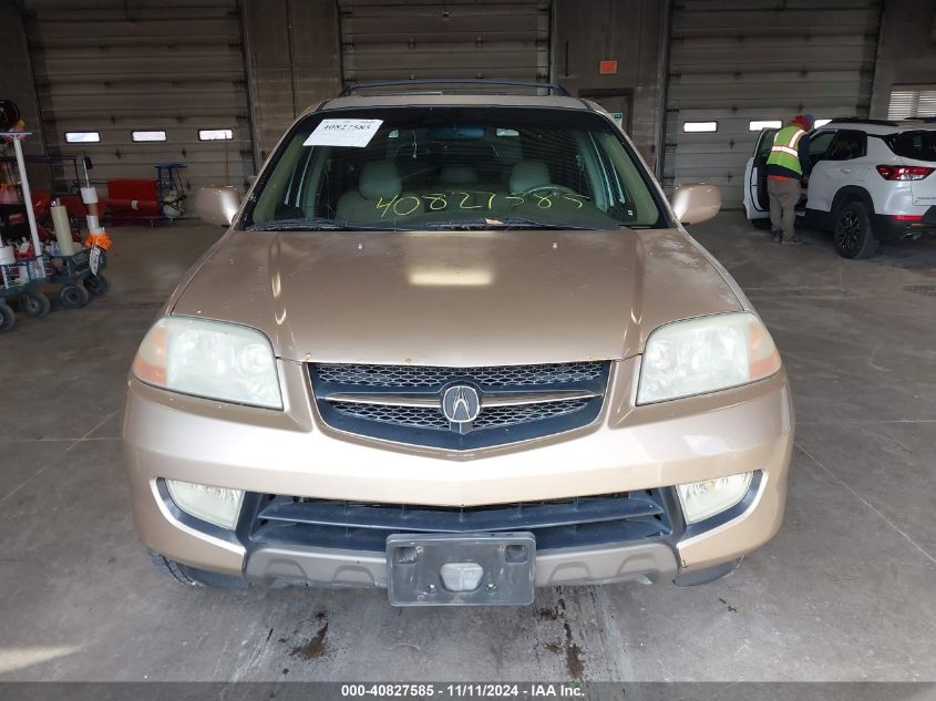 2001 Acura Mdx VIN: 2HNYD18681H532979 Lot: 40827585