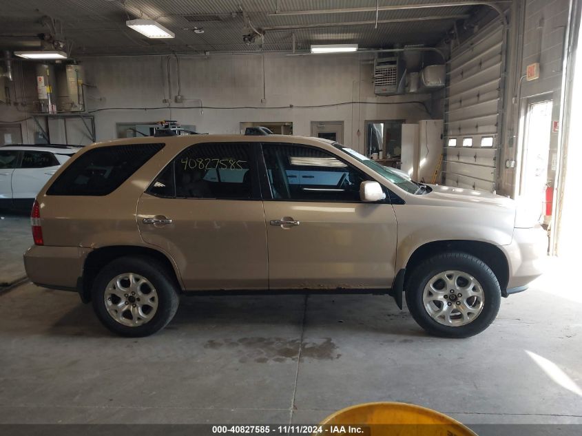 2001 Acura Mdx VIN: 2HNYD18681H532979 Lot: 40827585