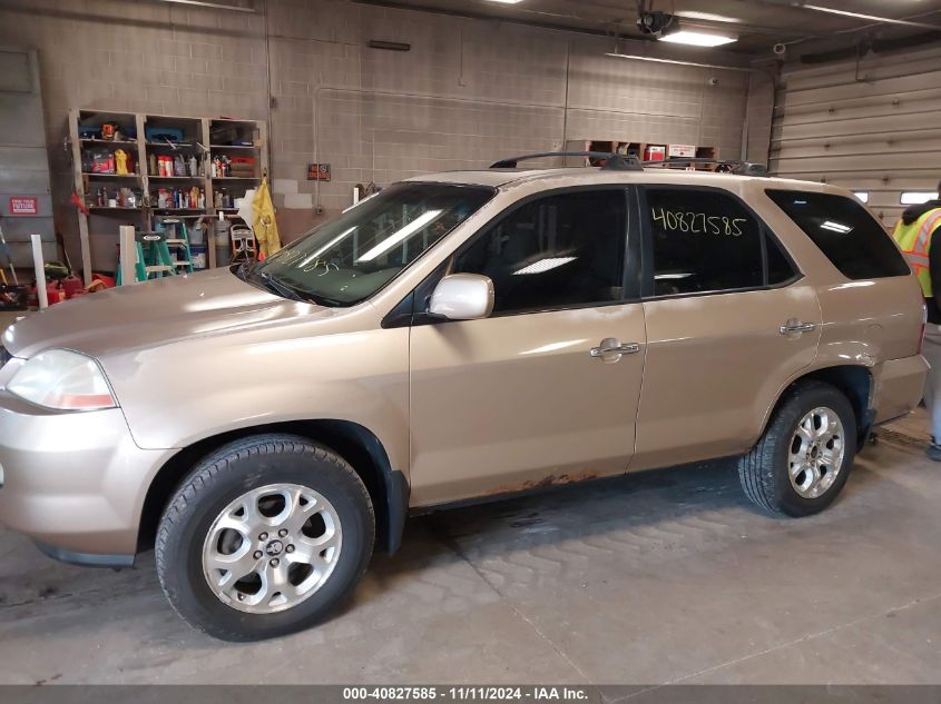 2001 Acura Mdx VIN: 2HNYD18681H532979 Lot: 40827585