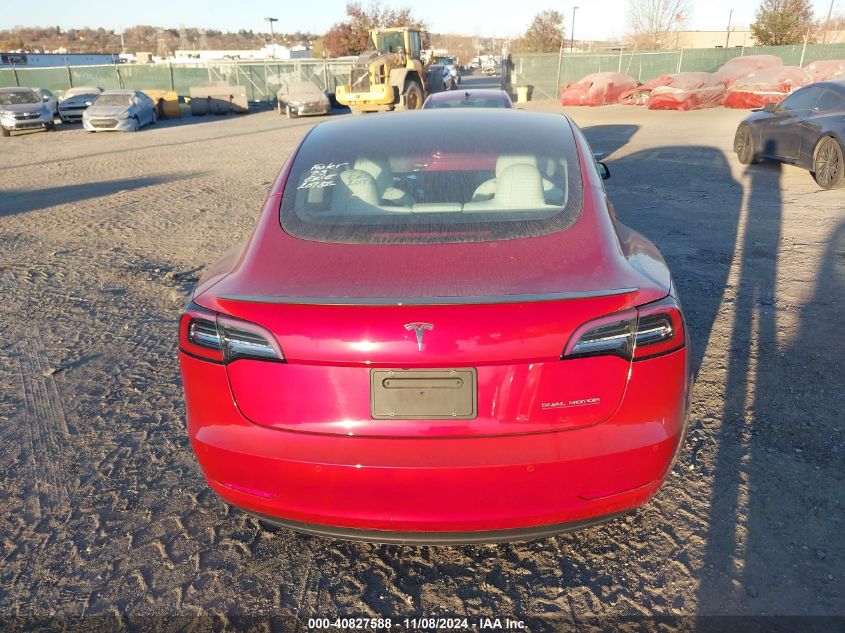 2022 Tesla Model 3 Performance Dual Motor All-Wheel Drive VIN: 5YJ3E1EC1NF163191 Lot: 40827588