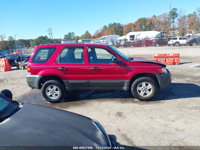 2006 Ford Escape Xls/Xls Manual VIN: 1FMYU02Z26KA39121 Lot: 40827590