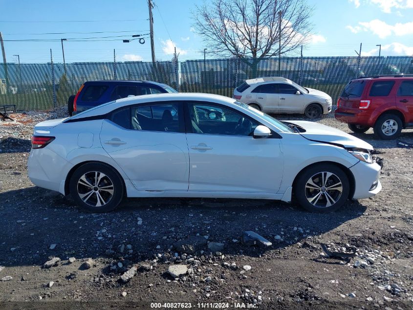 2020 Nissan Sentra Sv Xtronic Cvt VIN: 3N1AB8CV2LY276889 Lot: 40827623