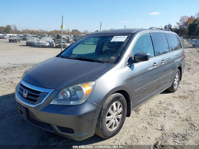 2010 Honda Odyssey Ex-L VIN: 5FNRL3H73AB024166 Lot: 40827638