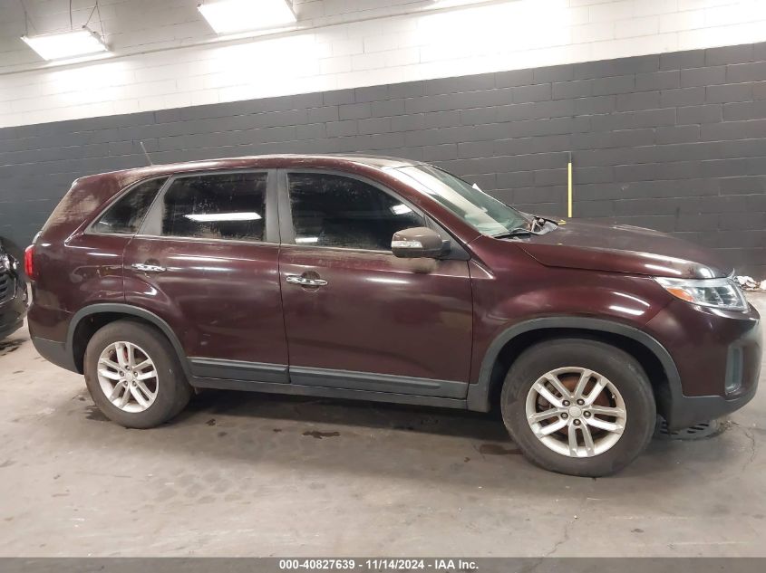 2015 Kia Sorento Lx VIN: 5XYKT3A62FG661794 Lot: 40827639