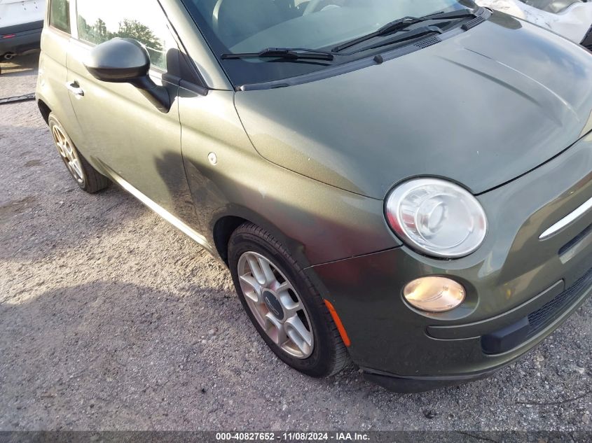 2013 Fiat 500 Pop VIN: 3C3CFFAR5DT513088 Lot: 40827652