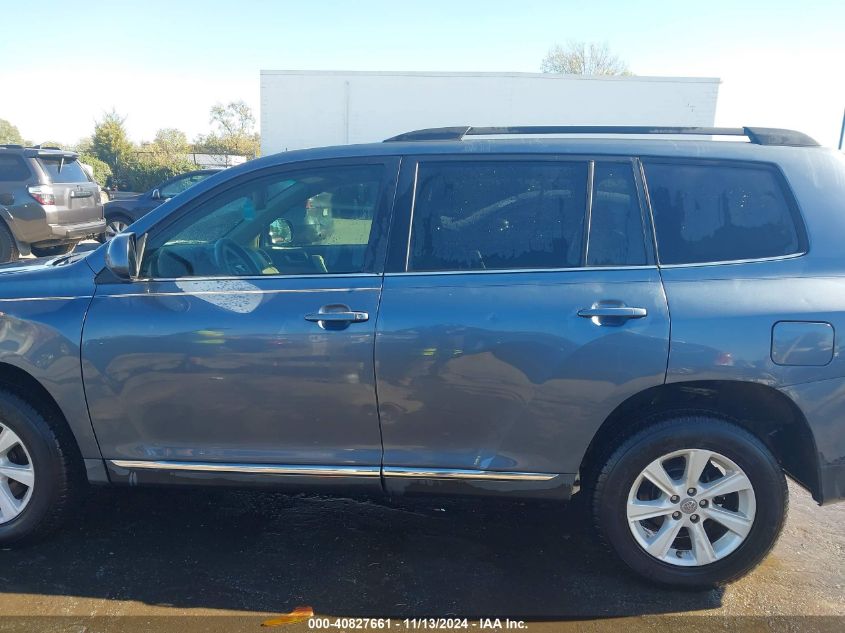 2013 TOYOTA HIGHLANDER BASE PLUS V6 - 5TDZK3EH7DS104425