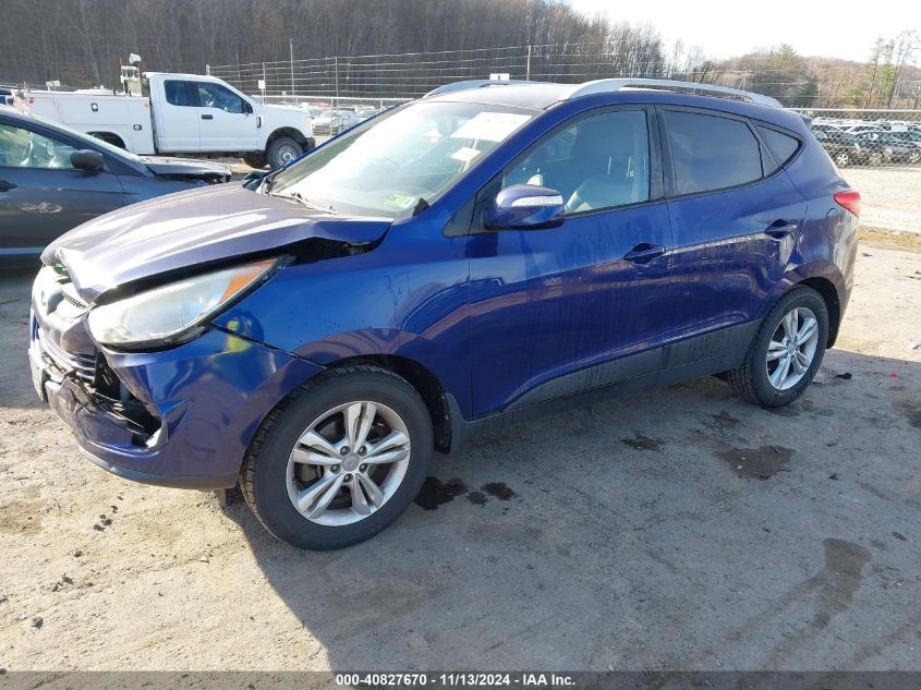 2013 Hyundai Tucson Gls VIN: KM8JU3AC1DU649304 Lot: 40827670