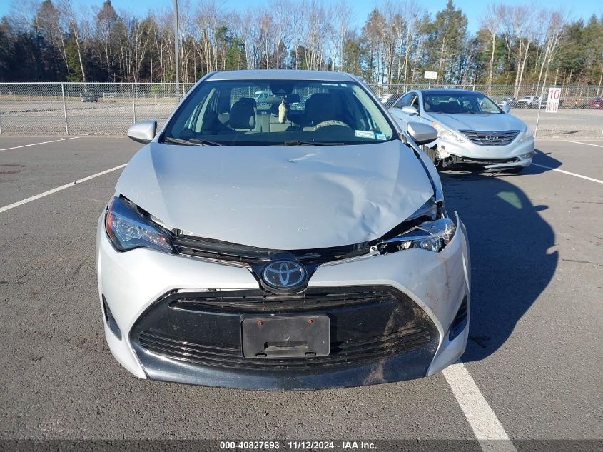 2019 Toyota Corolla Le VIN: 2T1BURHE7KC244707 Lot: 40827693