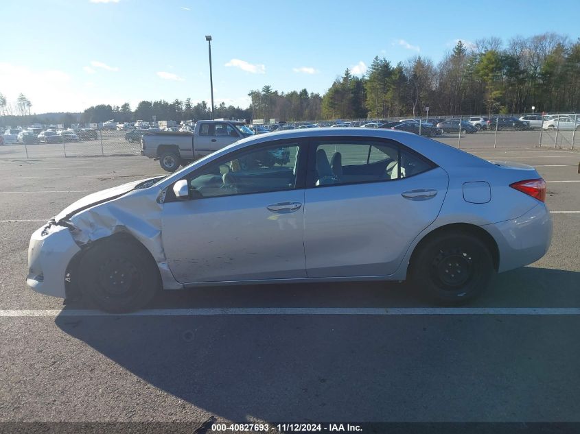 2019 Toyota Corolla Le VIN: 2T1BURHE7KC244707 Lot: 40827693