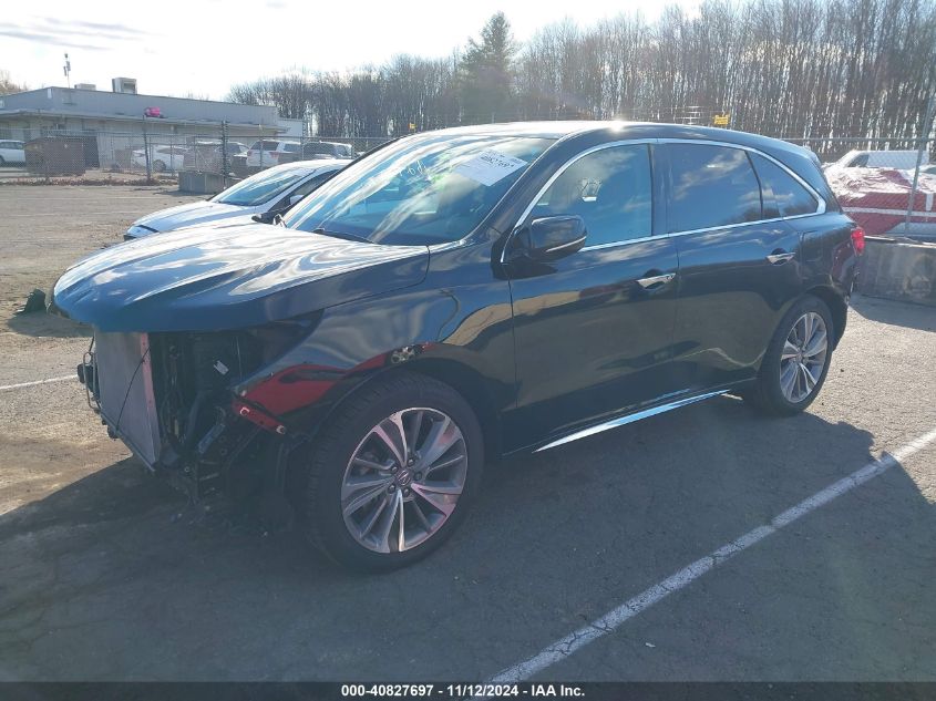 2018 Acura Mdx Technology Package Acurawatch Plus Pkg VIN: 5J8YD4H5XJL021244 Lot: 40827697