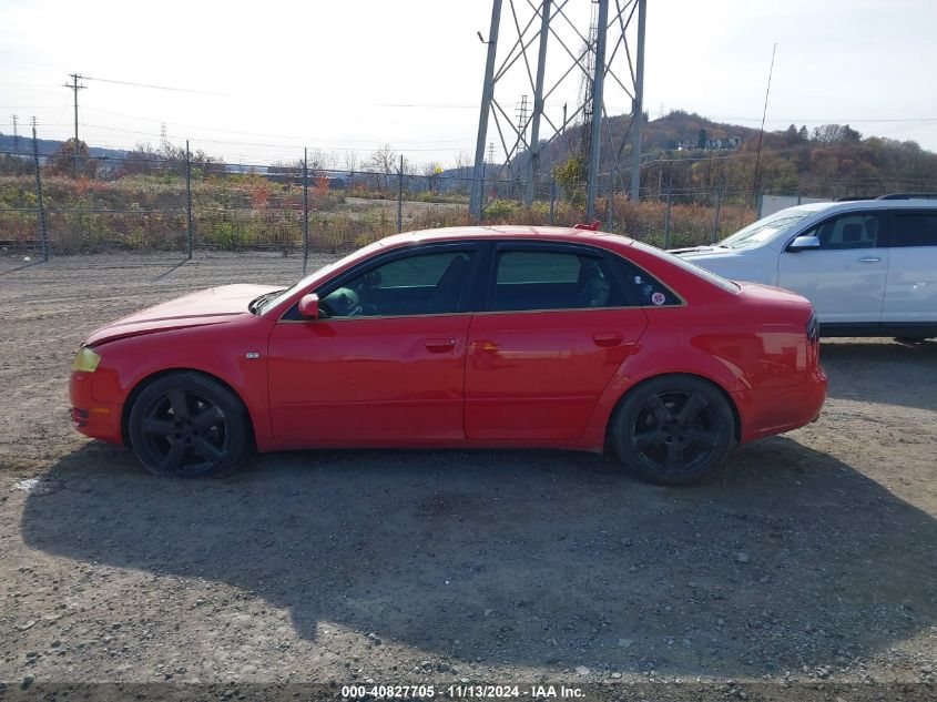 2005 Audi A4 2.0T VIN: WAUAF68E95A438441 Lot: 40827705