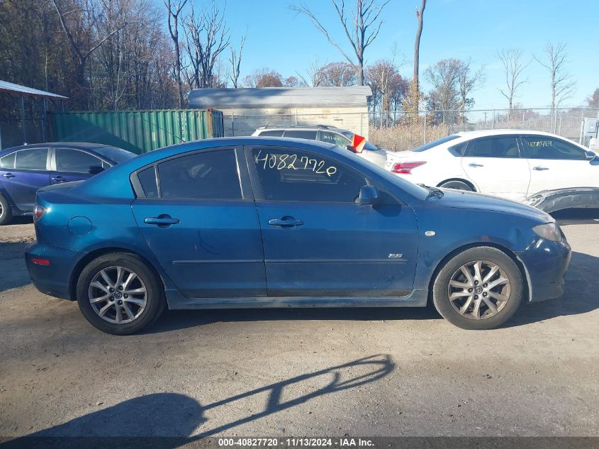 2008 Mazda Mazda3 S Touring VIN: JM1BK323X81782390 Lot: 40827720