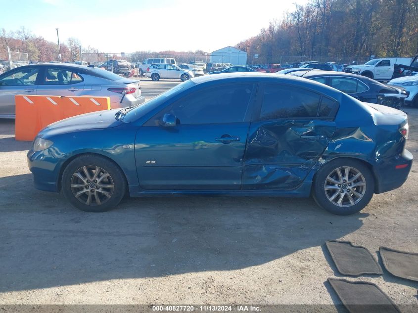 2008 Mazda Mazda3 S Touring VIN: JM1BK323X81782390 Lot: 40827720