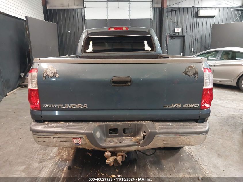 2006 Toyota Tundra Sr5 V8 VIN: 5TBDT44126S522680 Lot: 40827729