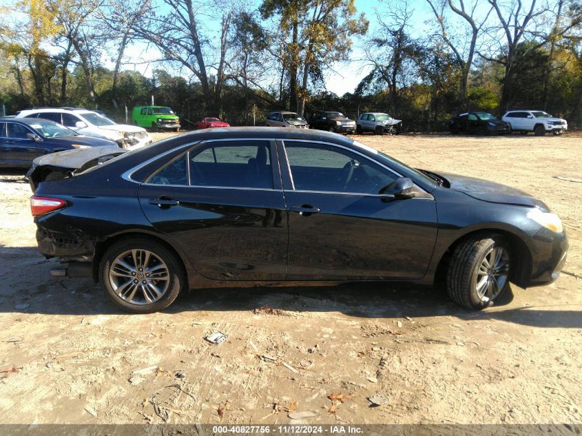 2015 Toyota Camry Se VIN: 4T1BF1FK3FU499878 Lot: 40827756