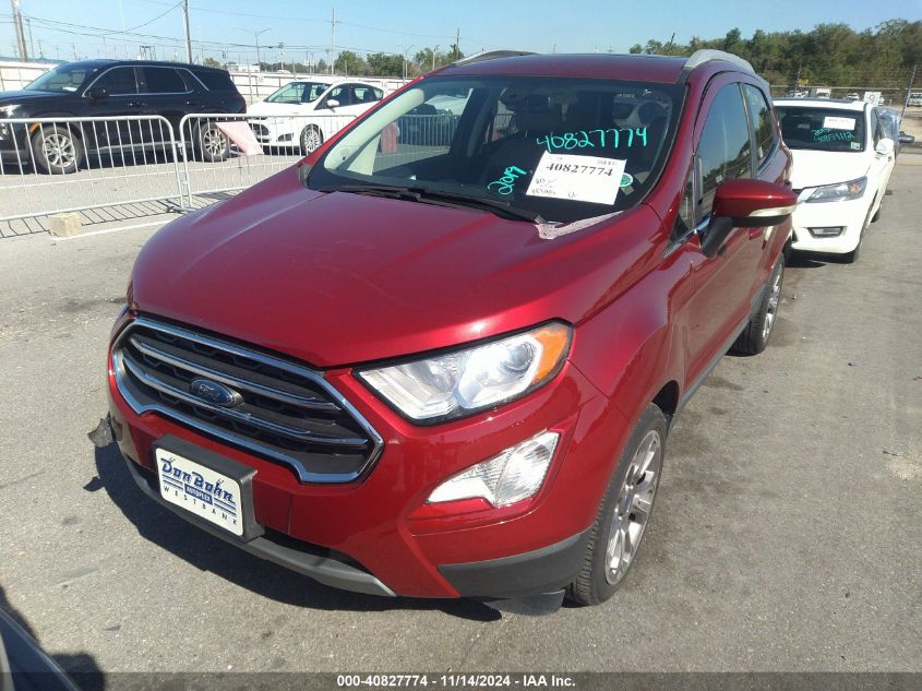 2019 Ford Ecosport Titanium VIN: MAJ3S2KE8KC295819 Lot: 40827774