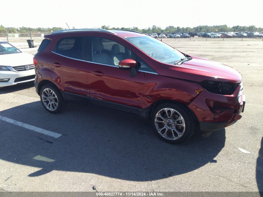 2019 Ford Ecosport Titanium VIN: MAJ3S2KE8KC295819 Lot: 40827774