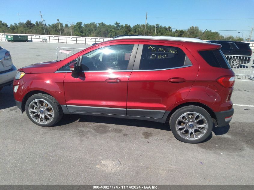 2019 Ford Ecosport Titanium VIN: MAJ3S2KE8KC295819 Lot: 40827774