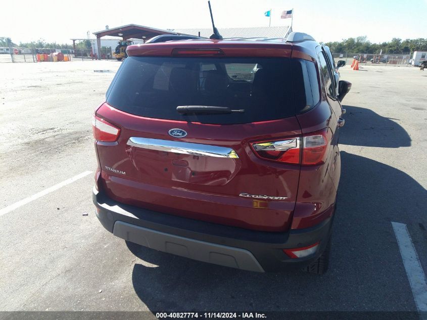 2019 Ford Ecosport Titanium VIN: MAJ3S2KE8KC295819 Lot: 40827774