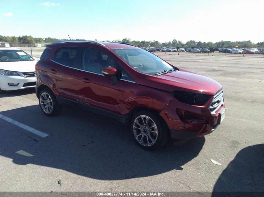 2019 Ford Ecosport Titanium VIN: MAJ3S2KE8KC295819 Lot: 40827774