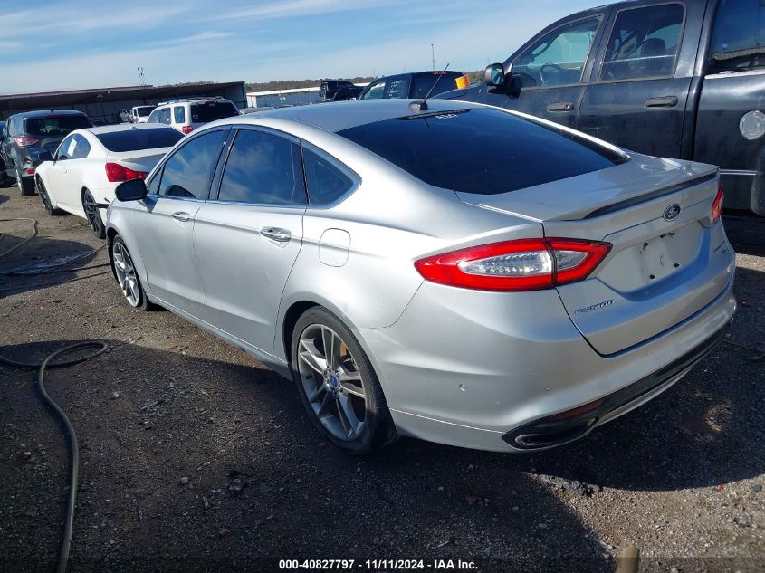 VIN 3FA6P0K92DR360366 2013 Ford Fusion, Titanium no.3