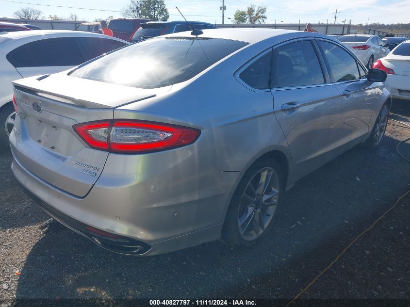 VIN 3FA6P0K92DR360366 2013 Ford Fusion, Titanium no.4