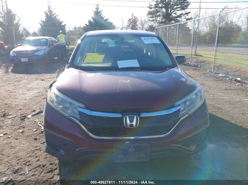 2015 Honda Cr-V Lx VIN: 2HKRM4H30FH675800 Lot: 40827811