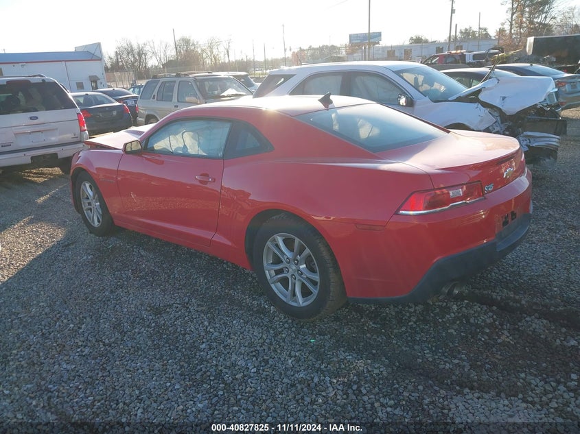 2014 CHEVROLET CAMARO VIN: 2G1FB1E34E9229929