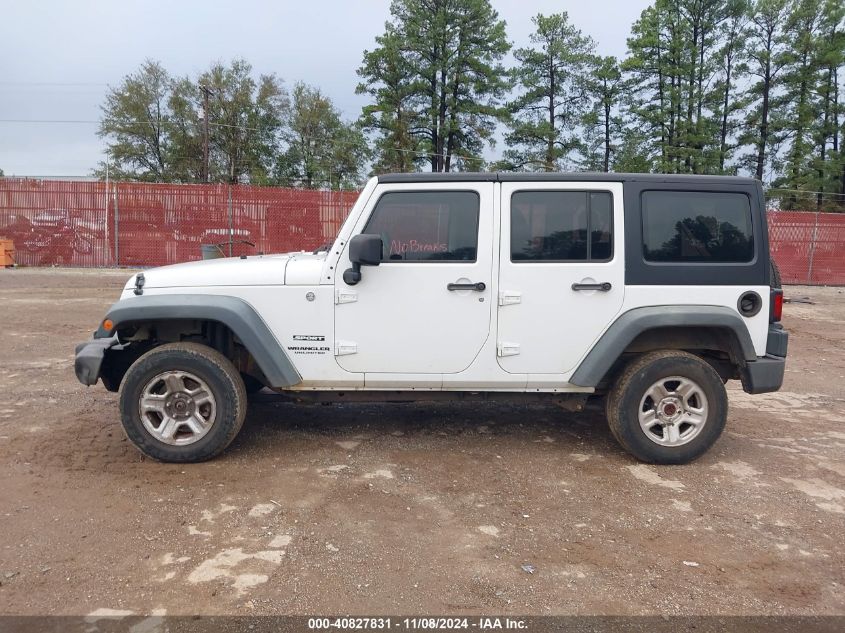 2013 Jeep Wrangler Unlimited Sport Rhd VIN: 1C4BJWKG2DL586319 Lot: 40827831