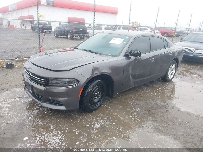 VIN 2C3CDXBG9FH790654 2015 Dodge Charger, SE no.2