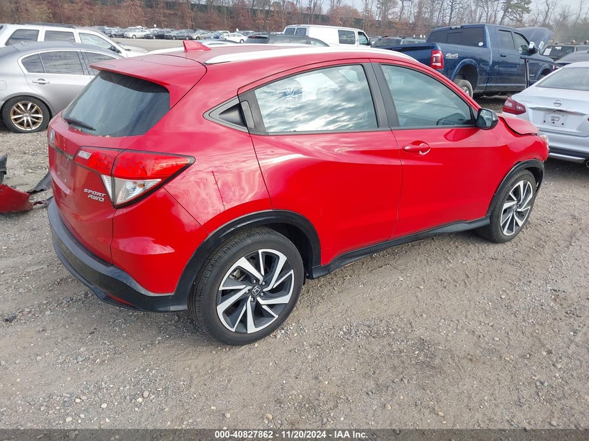 2019 HONDA HR-V SPORT - 3CZRU6H18KG728458