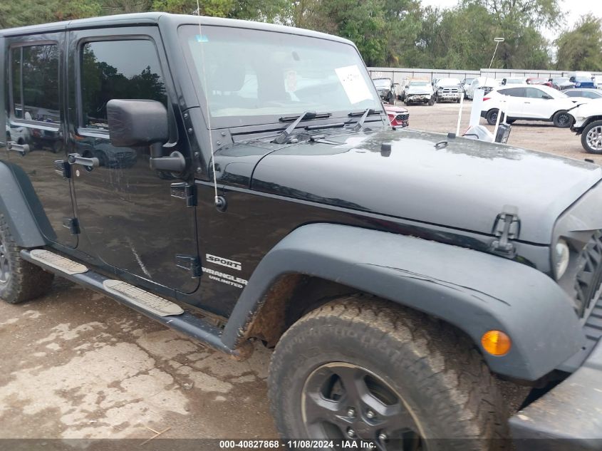 2017 Jeep Wrangler Unlimited Sport Rhd 4X4 VIN: 1C4BJWKG6HL550428 Lot: 40827868