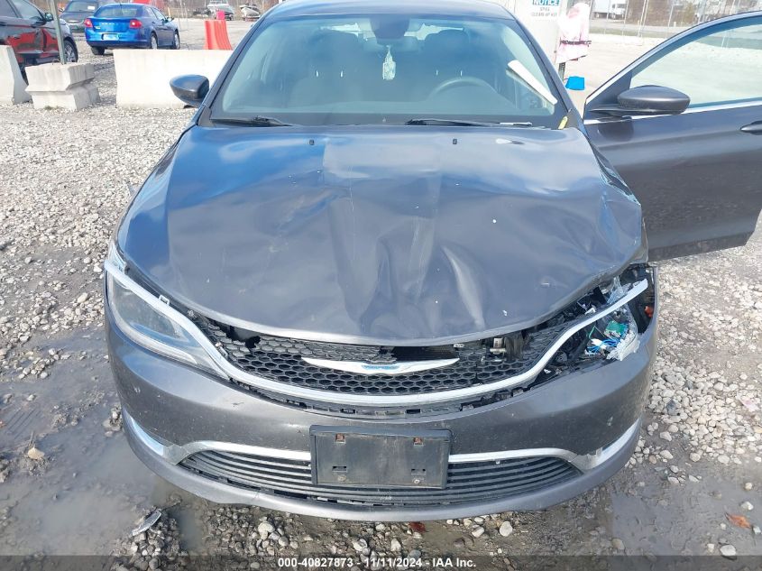 2015 Chrysler 200 Limited VIN: 1C3CCCAB3FN738056 Lot: 40827873