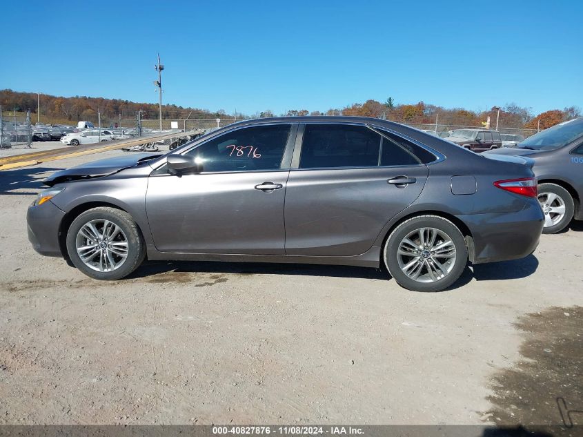 2016 Toyota Camry Se VIN: 4T1BF1FK5GU218326 Lot: 40827876