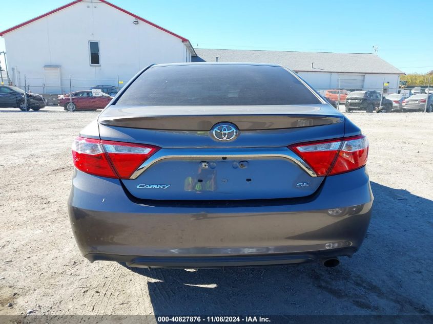 2016 Toyota Camry Se VIN: 4T1BF1FK5GU218326 Lot: 40827876