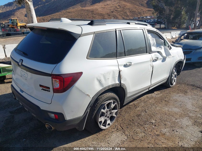 Vin: 5fnyf8h63nb020227, lot: 41317497, honda passport awd trailsport 20224